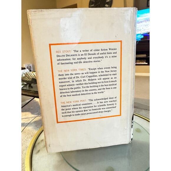 Where Death Delights First Edition | 1967 Hardcover True Crime Book - Picture 7 of 9